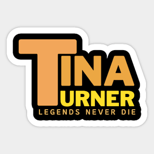 Tina Turners Retre, Tinas Turners Lover,Tinas Turners Fan Gifts Sticker